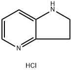 2,3-dihydro-1H-pyrrolo[3,2-b]pyridine hydrochloride Struktur