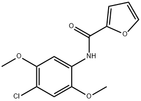 N-(4-chloro-2,5-dimethoxyphenyl)furan-2-carboxamide Struktur