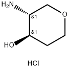 (3R,4R)-3-AMino-4-hydroxy-tetrahydropyran HCl Struktur