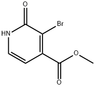 Methyl 2-hydroxy-3-bromo-isonicotinate Struktur