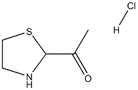 1-(Thiazolidin-2-yl)ethanone hydrochloride Struktur