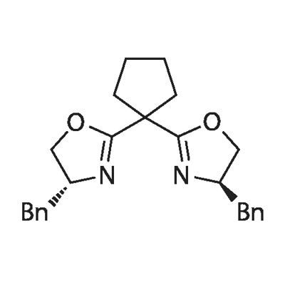 (4R,4'R)-2,2'-Cyclopentylidenebis[4,5-dihydro-4-(phenyl
methyl)oxazole],99%e.e. Struktur