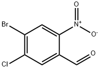 4-bromo-5-chloro-2-nitrobenzaldehyde Struktur