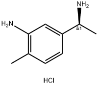 5-((1S)-1-AMINOETHYL)-2-METHYLPHENYLAMINE 2HCL Struktur