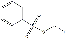 S-(fluoromethyl) benzenesulfonothioate Struktur