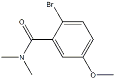 Benzamide, 2-bromo-5-methoxy-N,N-dimethyl- Struktur