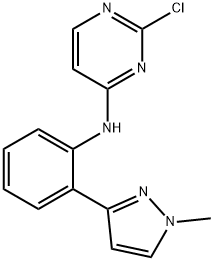 2-chloro-N-(2-(1-methyl-1H-pyrazol-3-yl)phenyl)pyrimidin-4-amine Struktur