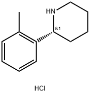 (R)-2-(o-tolyl)piperidine hydrochloride Struktur