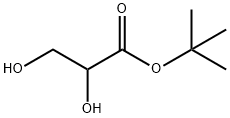 Propanoic acid, 2,3-dihydroxy-, 1,1-dimethylethyl ester Struktur