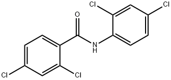 2,4-dichloro-N-(2,4-dichlorophenyl)benzamide Struktur