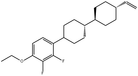 Benzene, 1-[(trans,trans)-4'-ethenyl[1,1'-bicyclohexyl]-4-yl]-4-ethoxy-2,3-difluoro- Structure