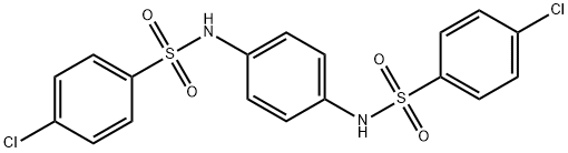 N,N-(1,4-phenylene)bis(4-chlorobenzenesulfonamide) Struktur