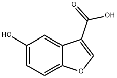 5-hydroxybenzofuran-3-carboxylic acid Struktur