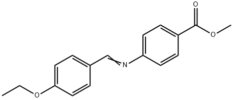 methyl 4-[(4-ethoxybenzylidene)amino]benzoate Struktur