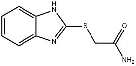 2-((1H-benzo[d]imidazol-2-yl)thio)acetamide Struktur