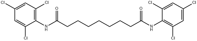 N,N'-bis(2,4,6-trichlorophenyl)nonanediamide Struktur