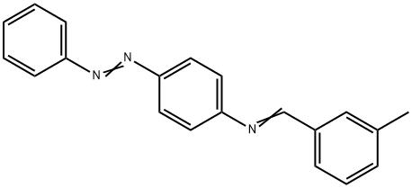 N-(3-methylbenzylidene)-4-(phenyldiazenyl)aniline Struktur