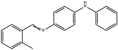 N-(2-methylbenzylidene)-N'-phenyl-1,4-benzenediamine Struktur