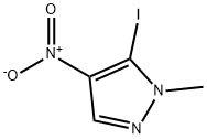 5-iodo-1-methyl-4-nitro-1H-pyrazole Struktur