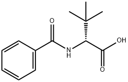 N-benzoyl-D-tert-Leucine Struktur