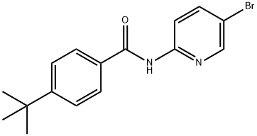 N-(5-bromopyridin-2-yl)-4-tert-butylbenzamide Struktur