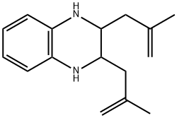 2,3-bis(2-methyl-2-propen-1-yl)-1,2,3,4-tetrahydroquinoxaline Struktur