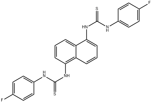 N',N'''-1,5-naphthalenediylbis[N-(4-fluorophenyl)(thiourea)] Struktur