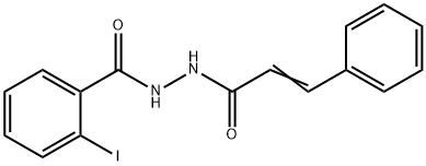 N'-cinnamoyl-2-iodobenzohydrazide Struktur