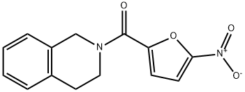 3,4-dihydro-1H-isoquinolin-2-yl-(5-nitrofuran-2-yl)methanone Struktur