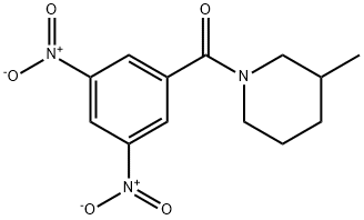 (3,5-dinitrophenyl)-(3-methylpiperidin-1-yl)methanone Struktur