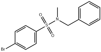 N-benzyl-4-bromo-N-methylbenzenesulfonamide Struktur