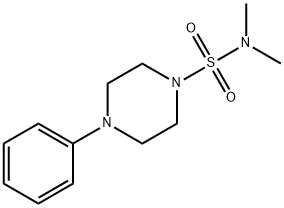 N,N-dimethyl-4-phenylpiperazine-1-sulfonamide Struktur