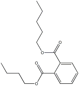 pentyl butyl benzene-1,2-dicarboxylate Struktur