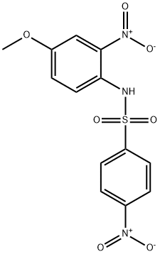 N-(4-methoxy-2-nitrophenyl)-4-nitrobenzenesulfonamide Struktur