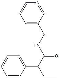 2-phenyl-N-(pyridin-3-ylmethyl)butanamide Struktur