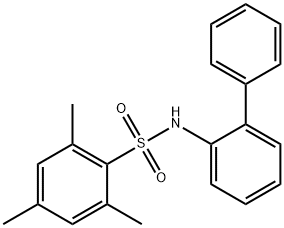 2,4,6-trimethyl-N-(2-phenylphenyl)benzenesulfonamide Struktur