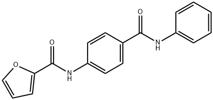 N-[4-(anilinocarbonyl)phenyl]-2-furamide Struktur