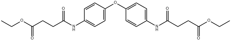 diethyl 4,4'-[oxybis(4,1-phenyleneimino)]bis(4-oxobutanoate) Struktur