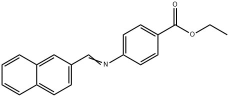 ethyl 4-[(2-naphthylmethylene)amino]benzoate Struktur