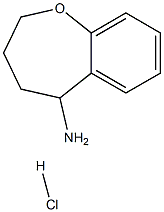 2,3,4,5-Tetrahydrobenzo[b]oxepin-5-amine hydrochloride Struktur