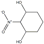 2-nitrocyclohexane-1,3-diol Struktur