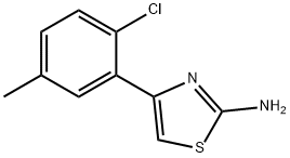 4-(2-chloro-5-methylphenyl)-1,3-thiazol-2-amine Struktur