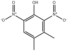 3,4-dimethyl-2,6-dinitro-phenol Struktur