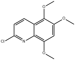 2-chloro-5,6,8-trimethoxyquinoline Struktur