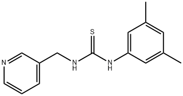 1-(3,5-dimethylphenyl)-3-(pyridin-3-ylmethyl)thiourea Struktur