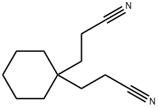 3,3'-(cyclohexane-1,1-diyl)dipropanenitrile Struktur