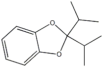 1,3-Benzodioxole, 2,2-bis(1-methylethyl)- Struktur