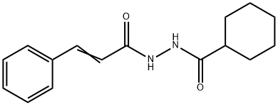 N'-cinnamoylcyclohexanecarbohydrazide Struktur