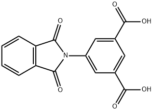 1,3-Benzenedicarboxylicacid, 5-(1,3-dihydro-1,3-dioxo-2H-isoindol-2-yl)- Struktur