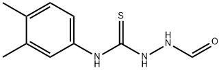 N-[(3,4-dimethylphenyl)carbamothioylamino]formamide Struktur